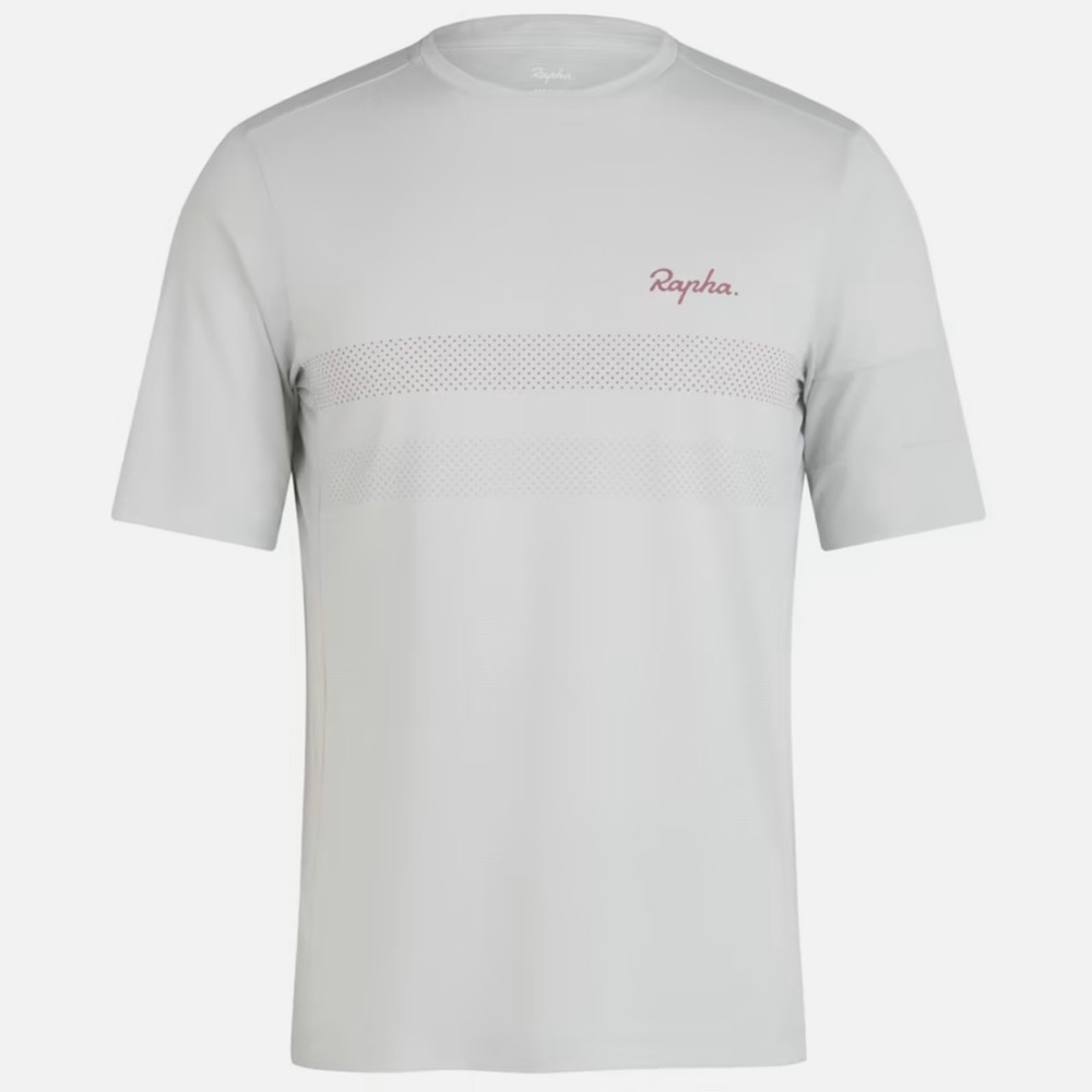 NWT Rapha Explore Technical Shirt Men’s Small Concrete/Rose Brown